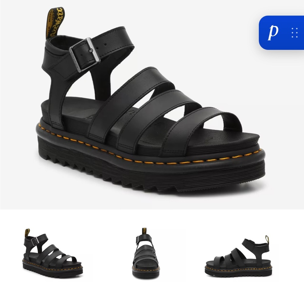 Women’s Doc Martens black Blaire platform sandals
